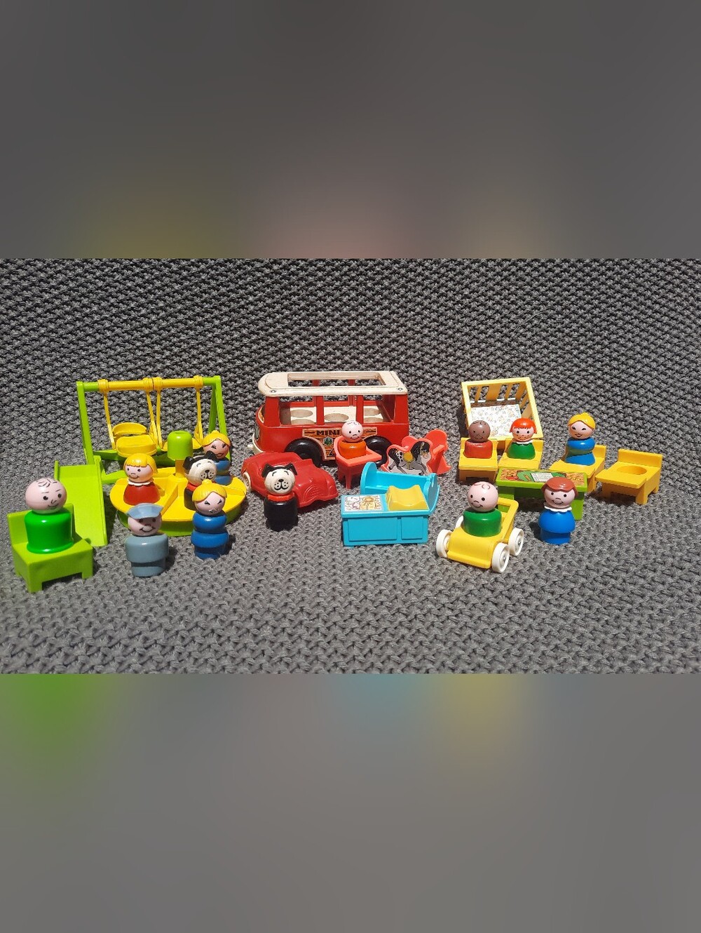 Vintage Fisher Price Little People & Accessory Lot